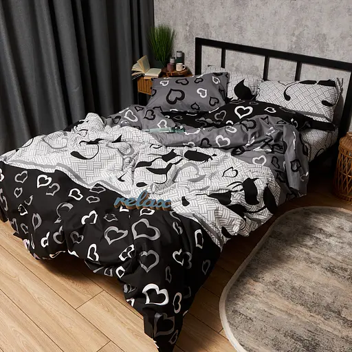 Підковдра Moon&Star Бязь Gold Люкс Feline Romance Двоспальна 175x210 см - фото 3