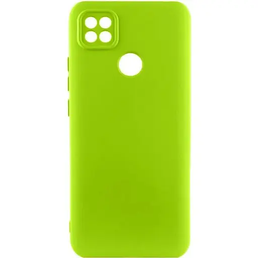 Чохол TPU Getman Liquid Silk Full Camera для Xiaomi Redmi 9C Салатовий / Neon Green