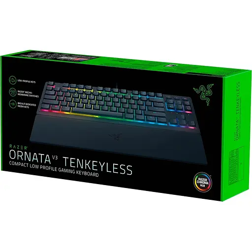 Клавиатура Razer Ornata V3 TKL Mecha-Membrane Switches USB Black (RZ03-04881800-R371) - фото 6