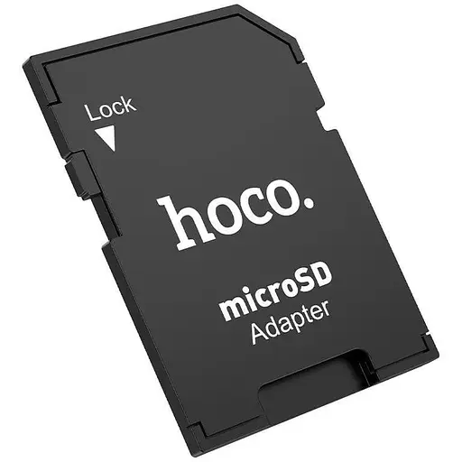 Адаптер Hoco HB22 TF к SD card holder Черный