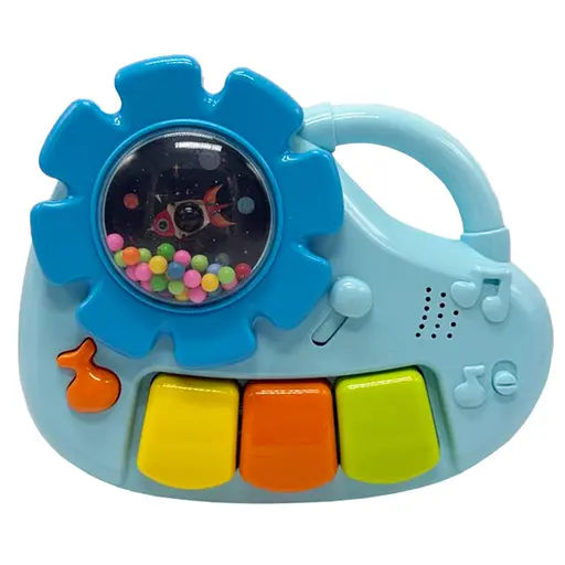 Детская музыкальная игрушка "Орган" Bambi 8876-1B(Blue) световые и звуковые эффекты - фото 1