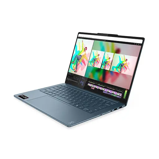 Ноутбук Lenovo Yoga Pro 7 14ASP10, (83LX000CRM), AMD Ryzen AI 9365 до 5,0 ГГц, 14,5" 3K, 32 ГБ, 1 ТБ, AMD Radeon 880M, Windows 11 Home, Tidal Teal - фото 4