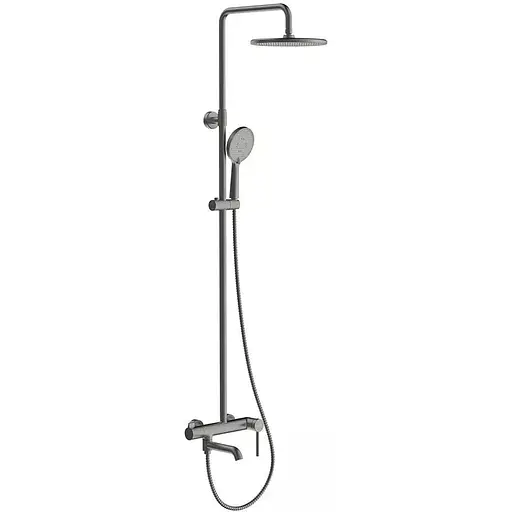 Душова система збройова сталь Gappo G2406-9, Графітовий хром - фото 1