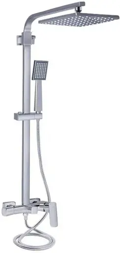 Душевая система для кабины Qtap Capricorn Chrome с изливом 53103KNC - фото 1