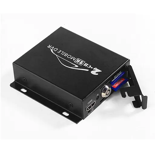 Мобільний AHD відеореєстратор на 2 камери Pomiacam HD DVR для таксі, автобусів, вантажівок, 5 Мп, SD до 128 Гб, пульт (100399) - фото 2