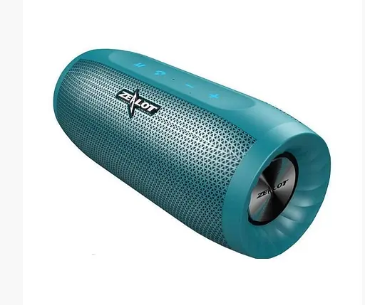 Бездротова Bluetooth колонка Zealot S16 стереозвук HiFi (Бірюзовий) - фото 3