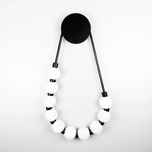 Настенный светильник с акриловыми бусинами в черном корпусе Line F Арт. WFZ1/10 - фото 6