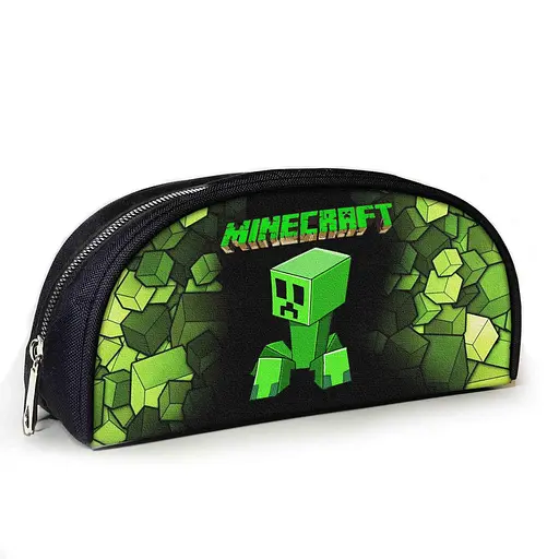 Пенал шкільний Minecraft Кріпер 23х10х8 см з принтом для хлопчика (02798)