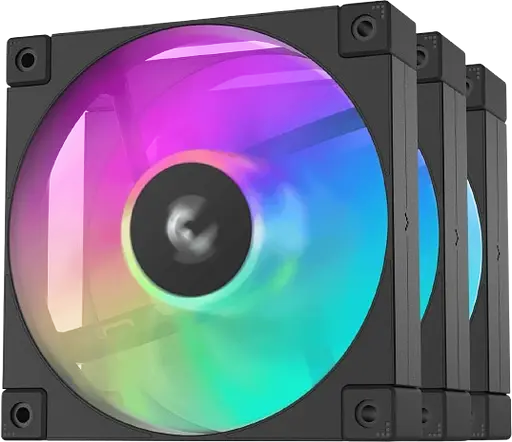Вентилятор Deepcool FD12 ARGB Black 3 IN 1 (R-FD12-BKAPN3-G)