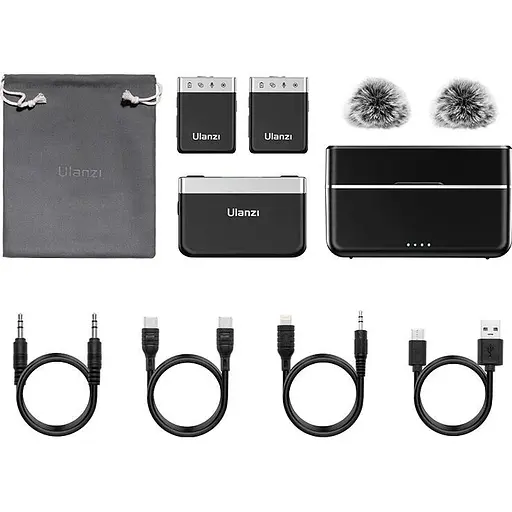 Микрофонная радиосистема Ulanzi U-Mic AM18 (A018GBB2) [100559] - фото 7