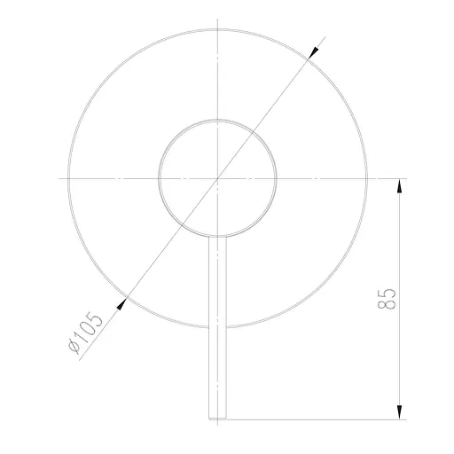 Змішувач для душу TOPAZ LOFT TLF 32705-H75-C вбудований латунний для ванної кімнати стильний і надійний - фото 6