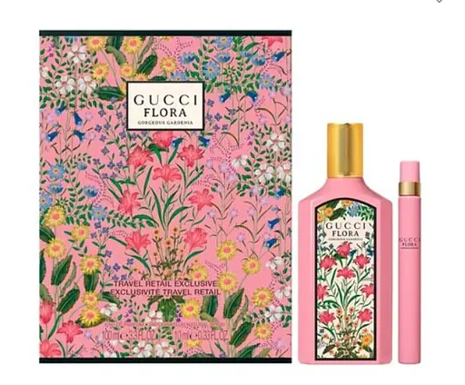 Набор Gucci Flora by Gucci Gorgeous Gardenia 50 мл парфюмированная вода + 10 мл - фото 3