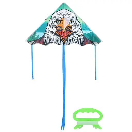 Воздушный змей, ширина 115 см, длина 62 см, хвост 110 см (В ассортименте)