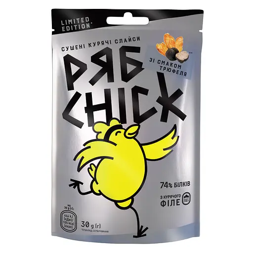 Слайси курячі РябChick сушені зі смаком Трюфеля 30 г