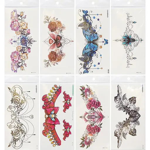 Татуировка Tattoo, 2414, блистер 24x14 см, 10 шт. в упаковке