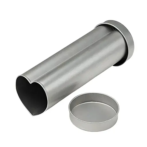 Форма хлібна для випікання хліба у формі серця із нержавіючої сталі з кришкою, Kitchen Master Сірий 86390 - фото 4