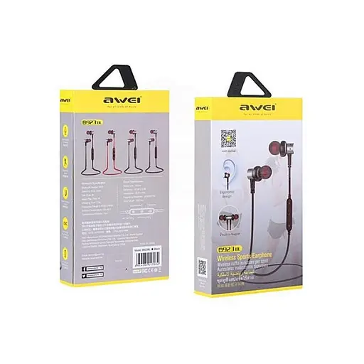 Бездротові навушники Awei B923BL, BT4.2, 55mAh, 4-6h, black - фото 12