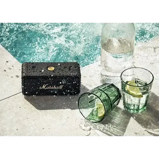 Портативна акустика Marshall Emberton Black and Brass bluetooth-колонка 1005696 (Asian Version) - фото 7