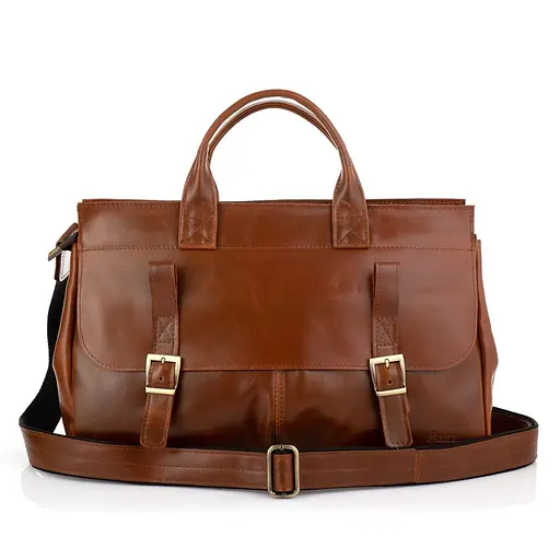 Шкіряний портфель Tarwa 41х27х9 см sum0025611 - фото 3