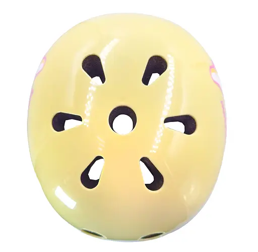 Комплект детский шлем и защита Yongkang GB24429-2009 S (5-9 л) желтый крылья (G0001964) - фото 6