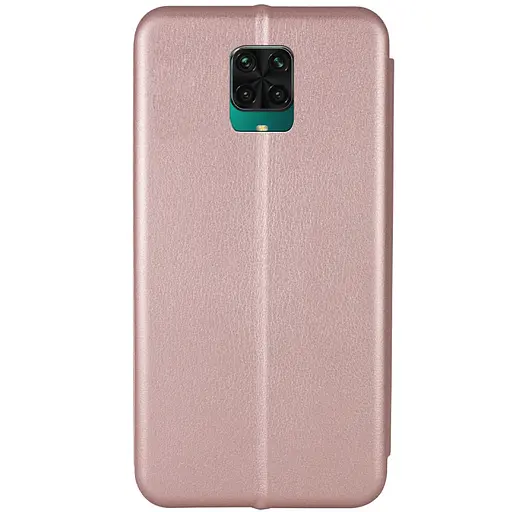 Шкіряний чохол-книжка Classy для Xiaomi Redmi Note 9s / Note 9 Pro / Note 9 Pro Max Rose Gold - фото 2