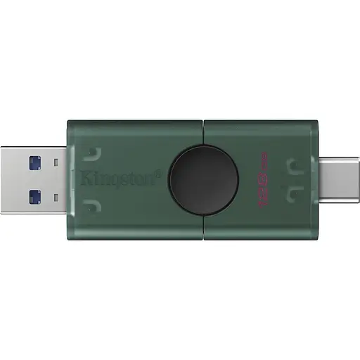 Флеш-накопичувач Kingston USB Накопичувач 128GB USB 3.2 Type-A + Type-C DT DuoG2 (DTDEG2/128GB) - фото 3
