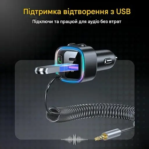 Автомобільний зарядний пристрій ITSALLWAYS AW-BT01 Black - фото 4