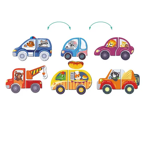 Магнитная игра "Дорожные приключения" DoDo Toys 200244, 1 магнитная досточка, 36 магнитов - фото 5