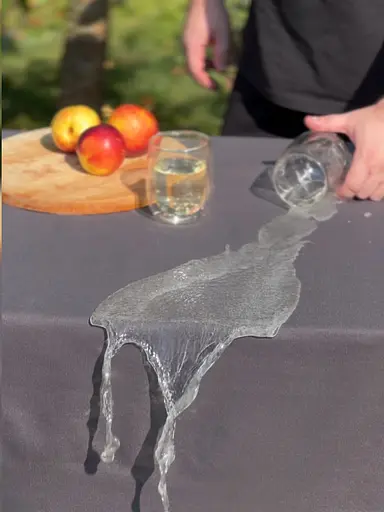 Водовідштовхувальна скатертина Мокрий асфальт 120х100 см (+ 2 серветки 30х40) - фото 5