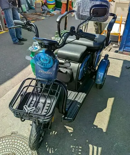Електроскутер Триколісний Crosser TR1 Pro (1000W, 72V, 20Ah) Синій - фото 7