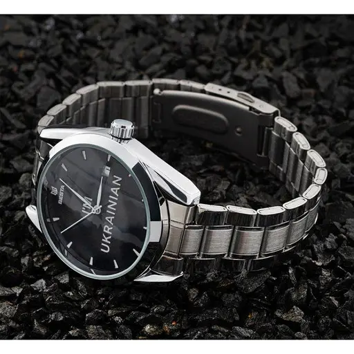 Мужские наручные часы Besta I am Ukrainian (Серебристые) - фото 4
