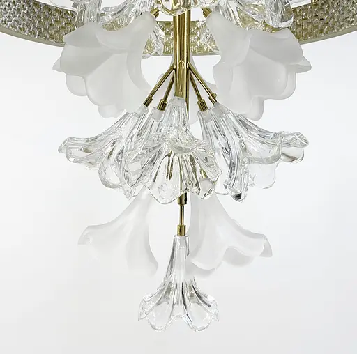 Подвесной светильник Jasmine на два золотых кольца Line.F Диаметр 60+40 - фото 2