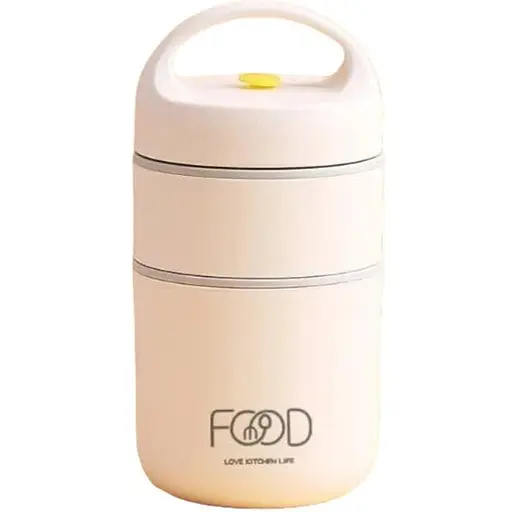 Термос Kamille Food для їжі ланчбокс з контейнером 0.68 л