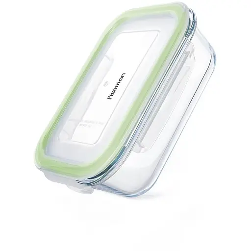 Контейнер Fissman с крышкой 18x13x6 см зеленый (17315) - фото 2