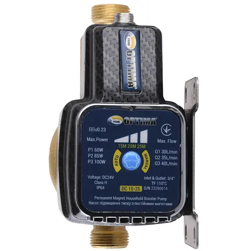 Насос повышения давления Optima Prime DC 15-25 AUTO - фото 3