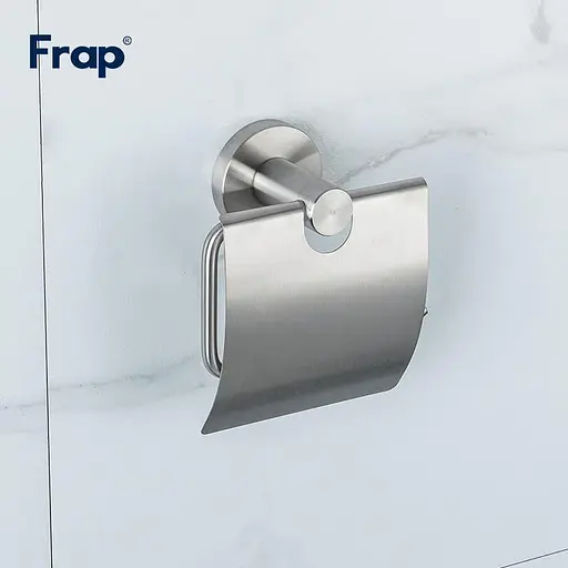 Тримач для туалетного паперу нержавіюча сталь Frap F30103 1/40 Хром - фото 2