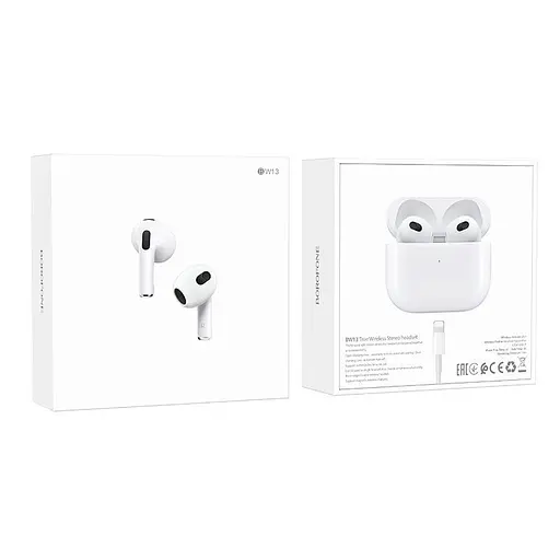 Бездротові навушники Borofone BW13 TWS білі - фото 5