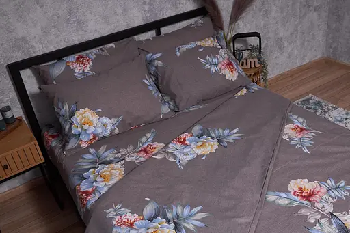 Пододеяльник Moon&Star Бязь Gold Люкс Flowers Wod King Size 220x240 см - фото 4