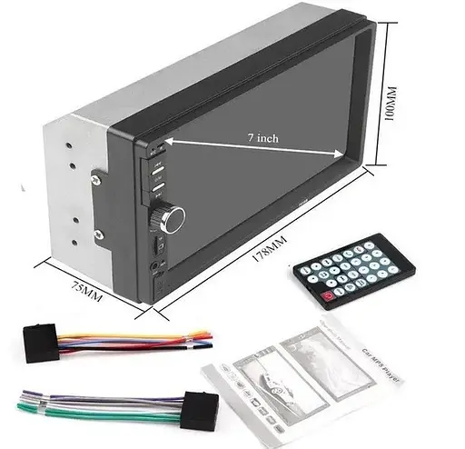 Автомагнітола MP5 7012B BT 2DIN з сенсорним TFT екраном 7" - фото 8