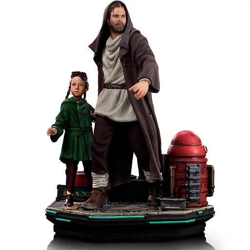 Статуэтка Star Wars Obi-Wan and Young Leia - Deluxe Размер 1/10 (Звездные войны) 20,4 см - фото 1