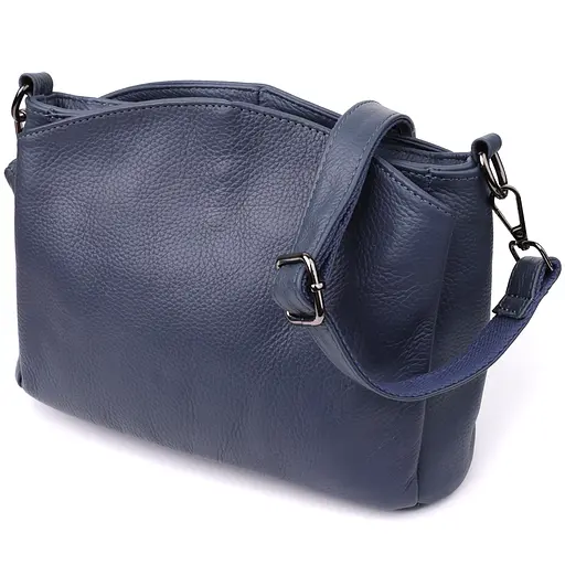 Сумка на плечо из натуральной кожи для женщин Vintage 22х18х11 см 000315856 - фото 5