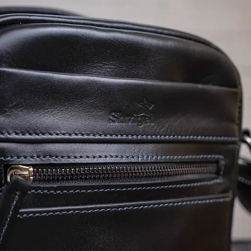 Сумка кожаная мужская SHVIGEL 18х21х7,5 см sum0012507 - фото 8