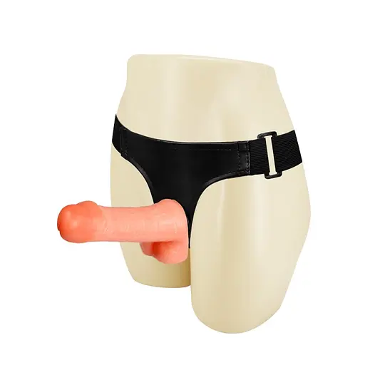 Страпон Baile Ultra Passionate Harness Sensual Comfort 18.5 см телесный - фото 3