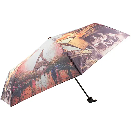 Женский складной зонтик механический Art Rain 99 см разноцветный - фото 2