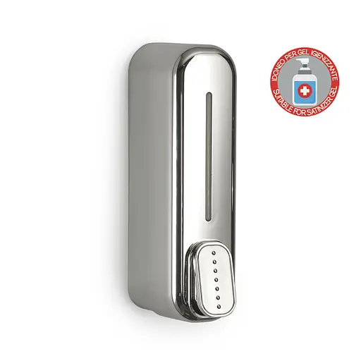 Дозатор для рідкого мила IMEX хром ADJ013, Хром - фото 2