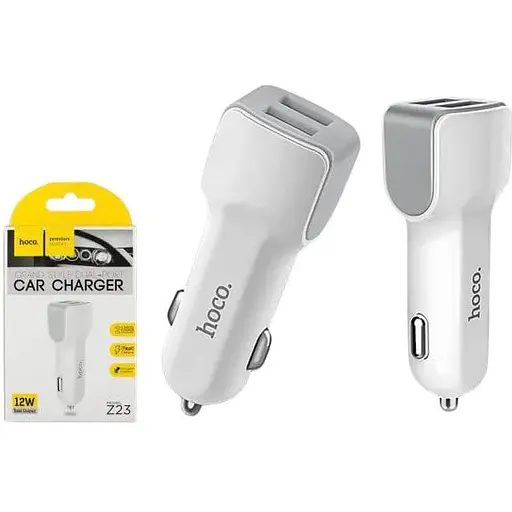 Зарядний пристрій Hoco Z23 2 x USB/2.4 A