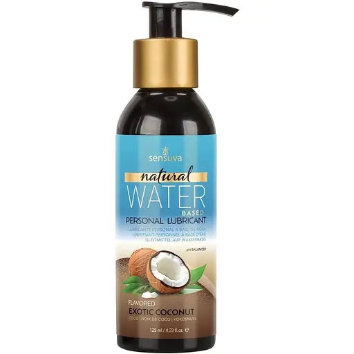 Змазка на водній основі Sensuva Natural Water-Based Exotic Coconut (125 мл)