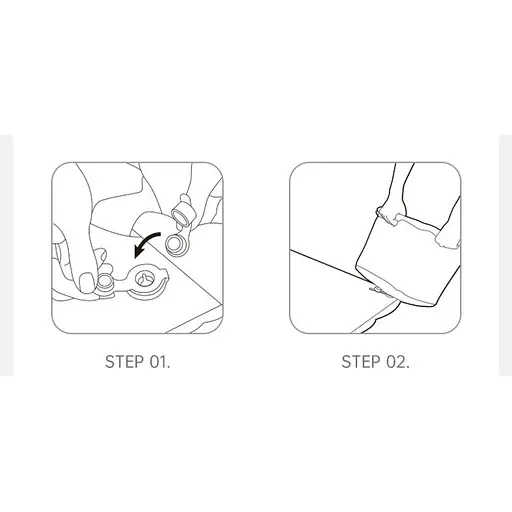 Матрац двомісний Naturehike CNK2550WS019 (65 мм) з мішком для надування Синій - фото 10