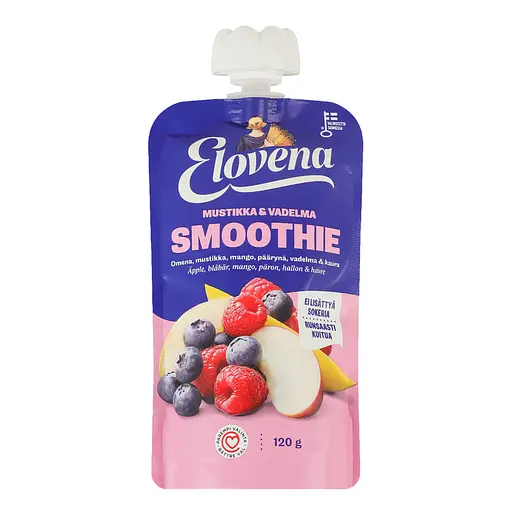 Смузи Elovena Черника и Малина 120 мл 