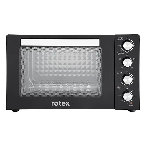 Електрична піч Rotex ROT455-B2G EUROSTANDART - фото 2